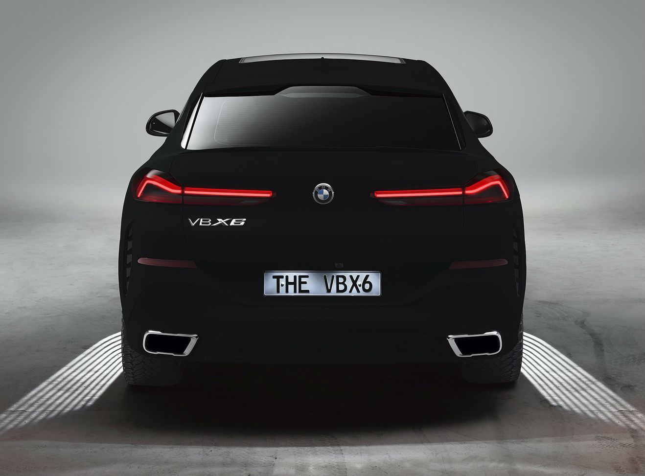 BMW X6 Vantablack 