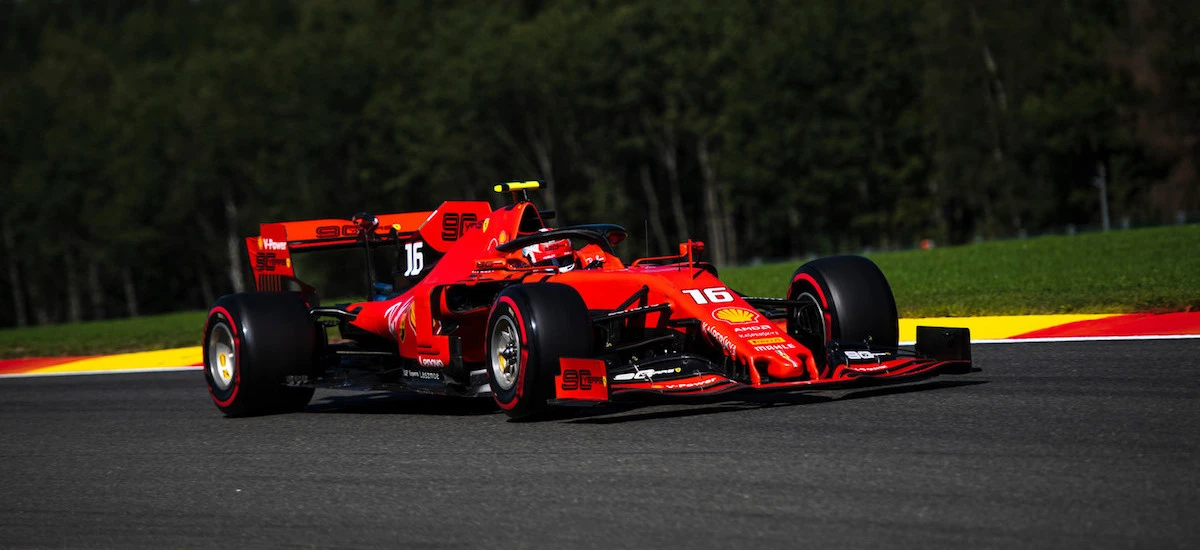 Formuła 1 GP Belgii Ferrari Leclerc