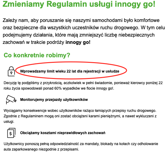 innogy go regulamin wiek 
