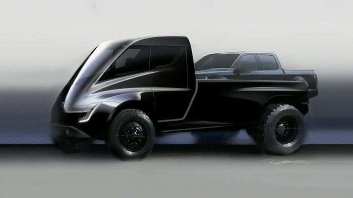 pickup Tesla 