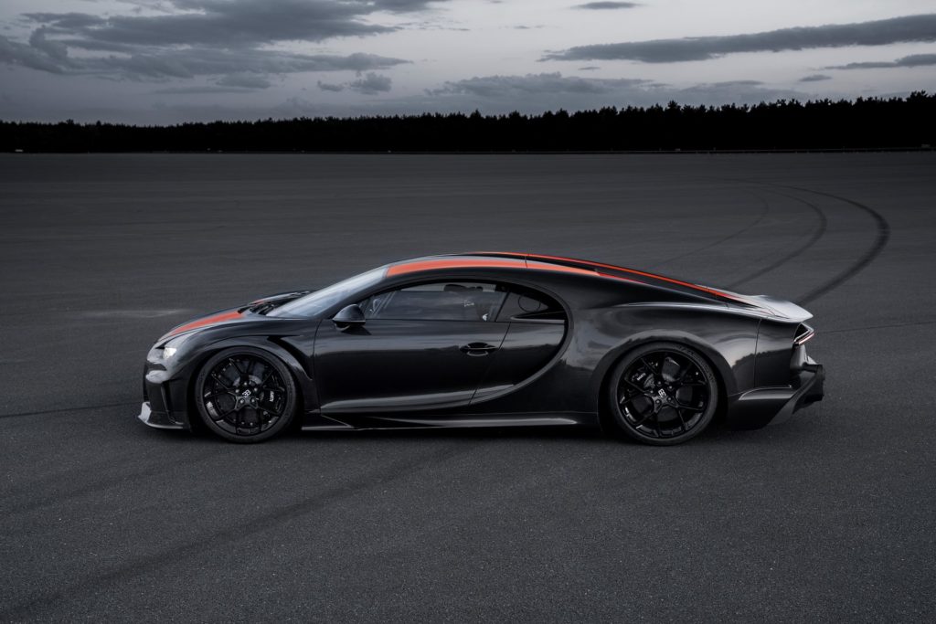 Bugatti Chiron rekord prędkości 