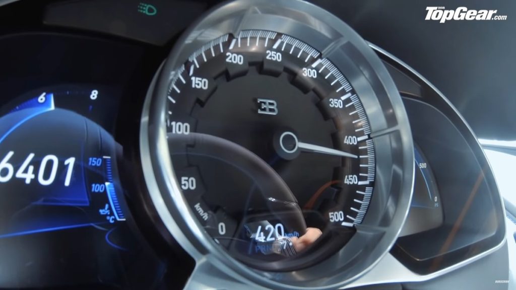 Bugatti Chiron rekord prędkości 