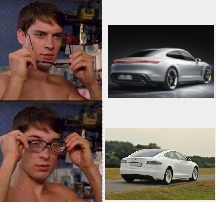 Tesla vs Porsche 