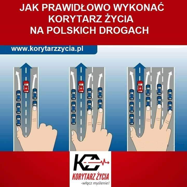 korytarz życia autostrada 