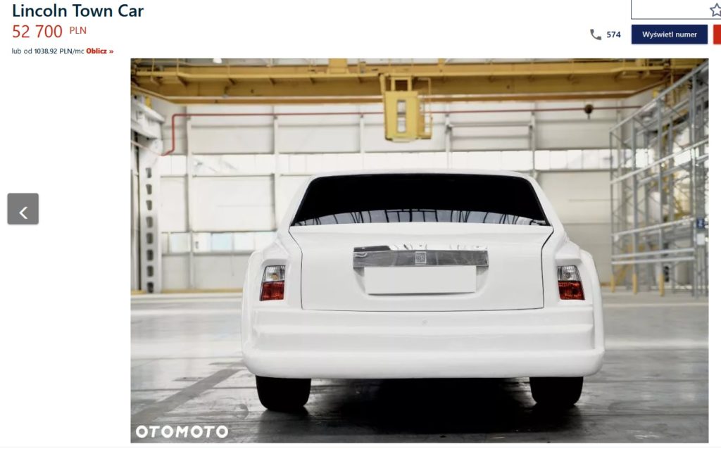 lincoln town car na sprzedaż 