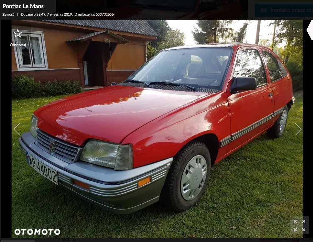 opel kadett e na sprzedaż 