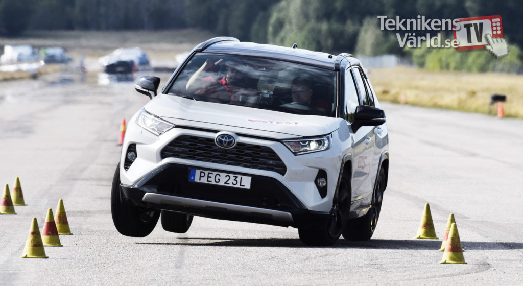 Toyota RAV4 test łosia 