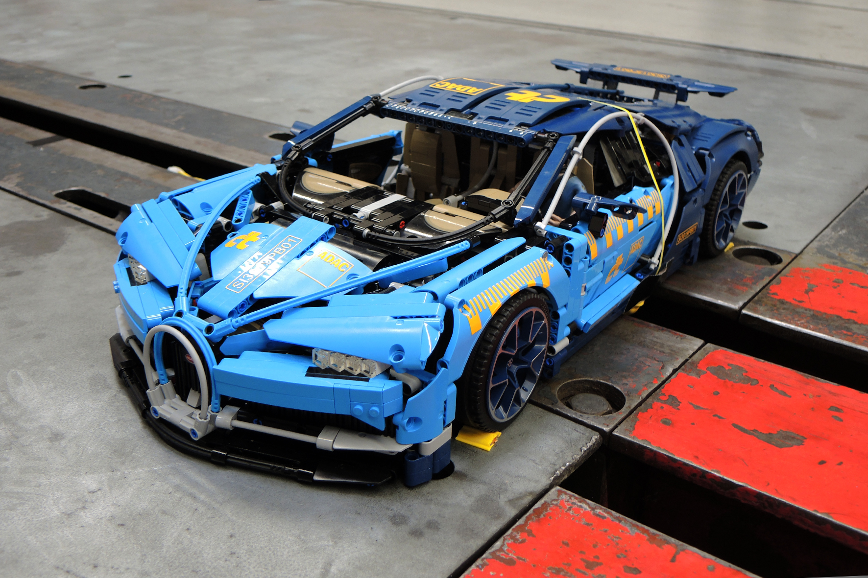 Crash test porsche Lego 