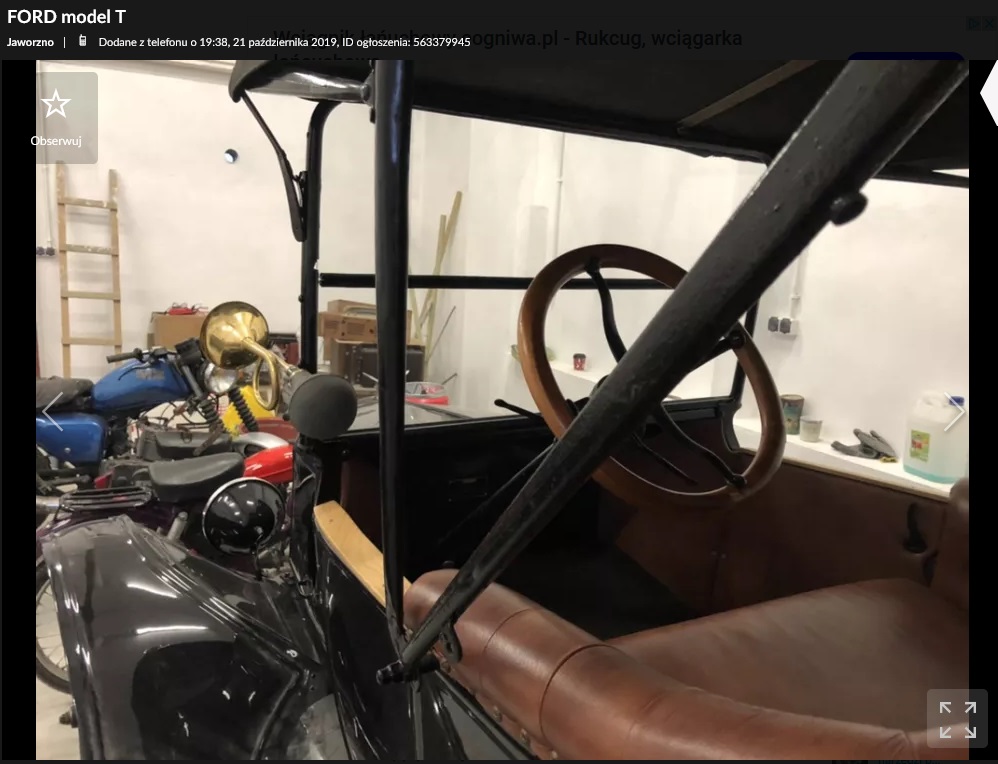 ford model t na sprzedaż 