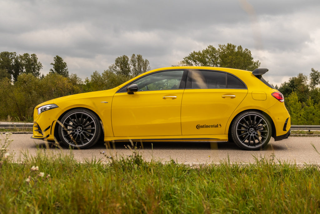 mercedes a35 amg test 
