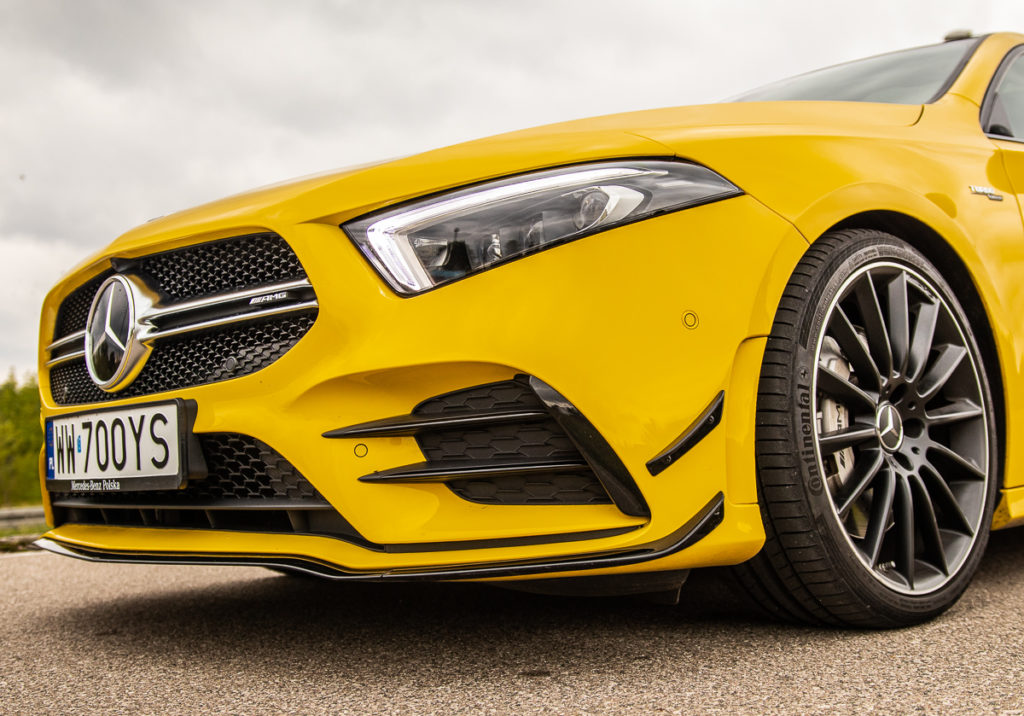 mercedes a35 amg test 