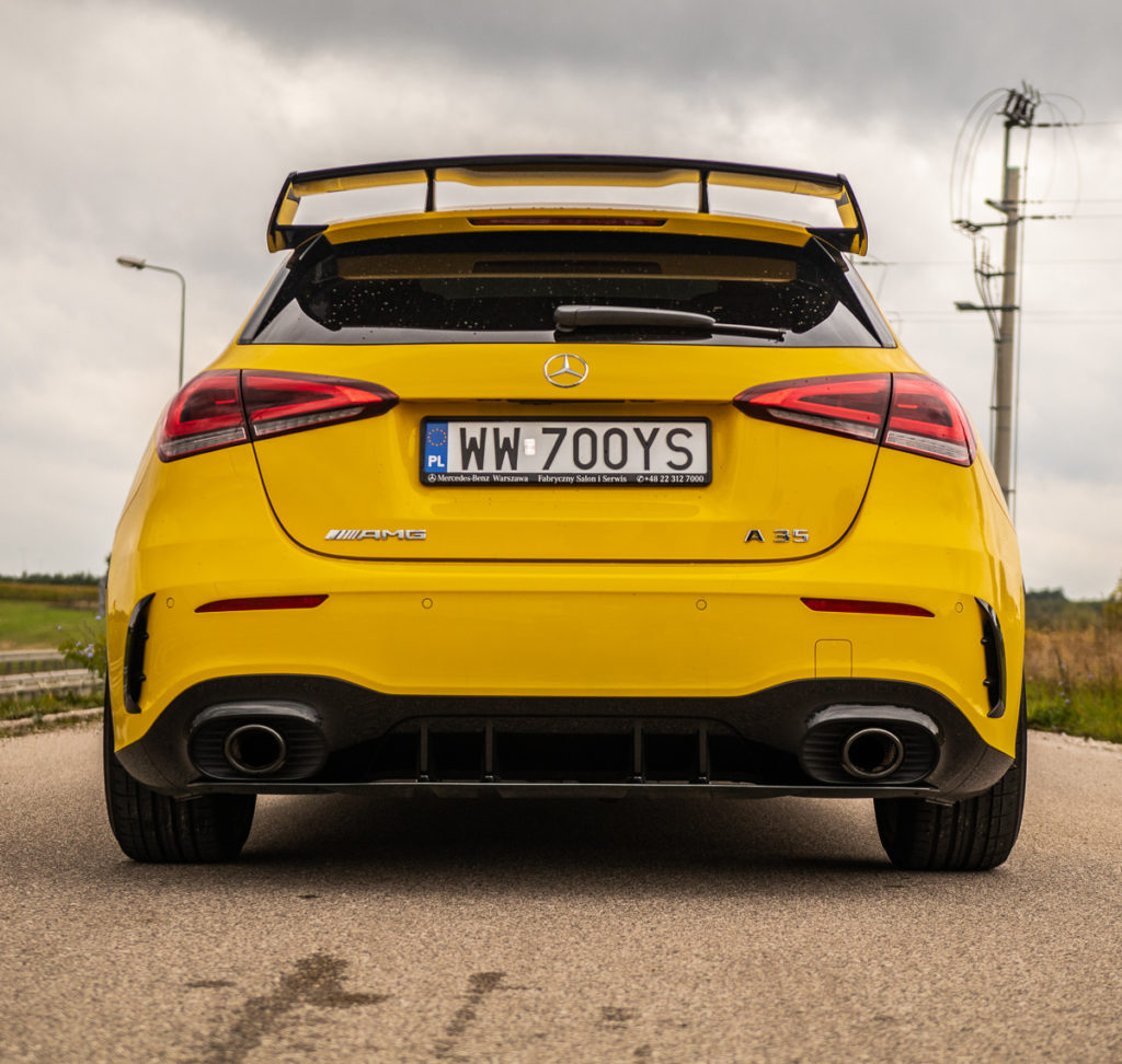 mercedes a35 amg test 