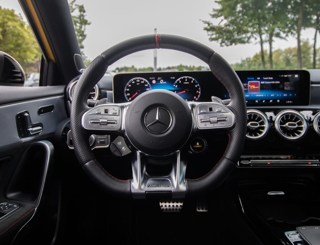 mercedes a35 amg test 