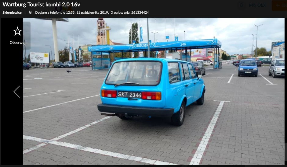 wartburg 1.3 na sprzedaż 