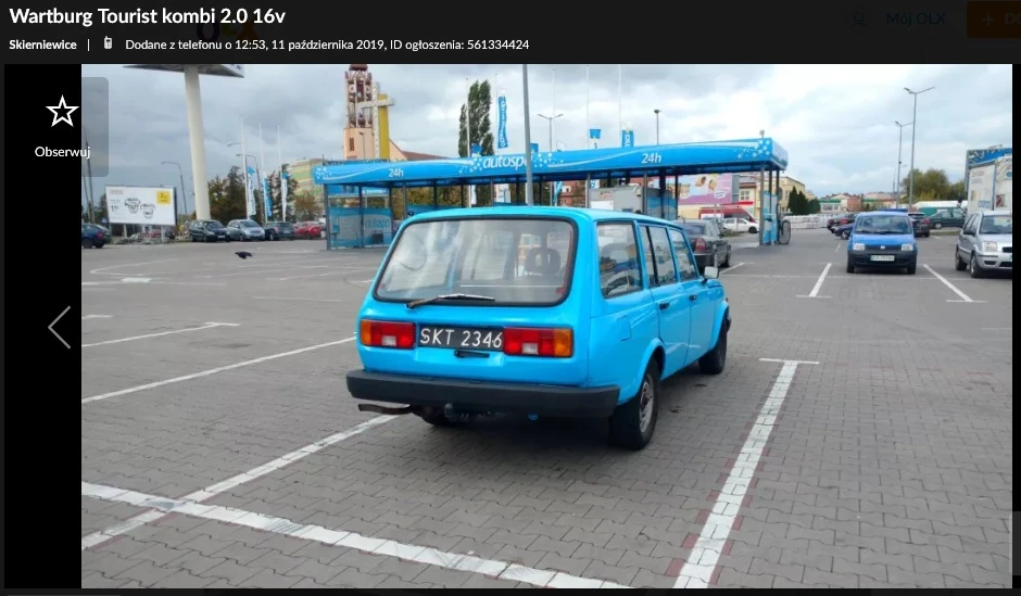 wartburg 1.3 na sprzedaż