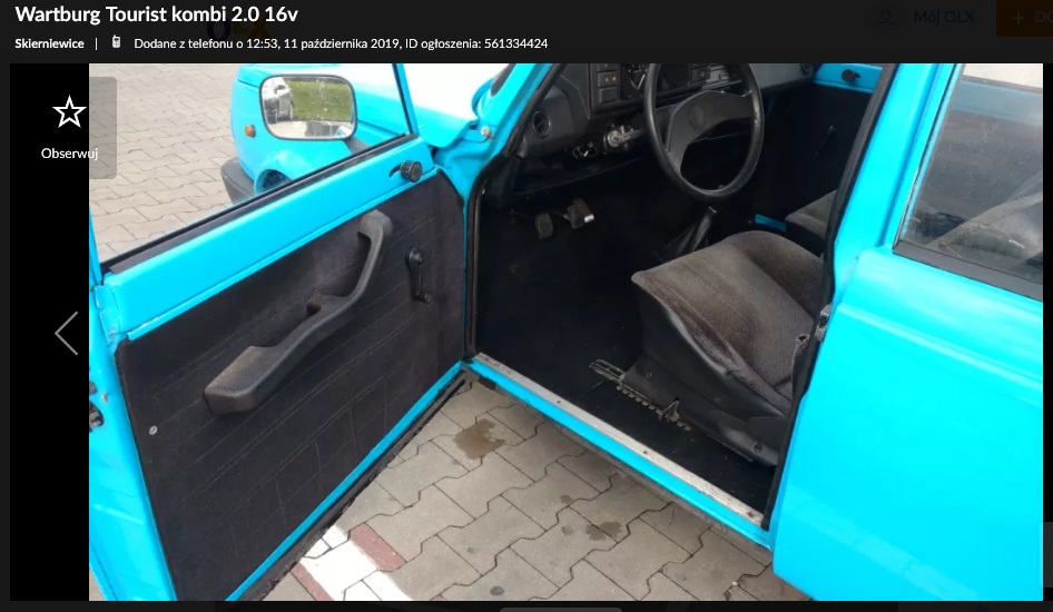 wartburg 1.3 na sprzedaż 