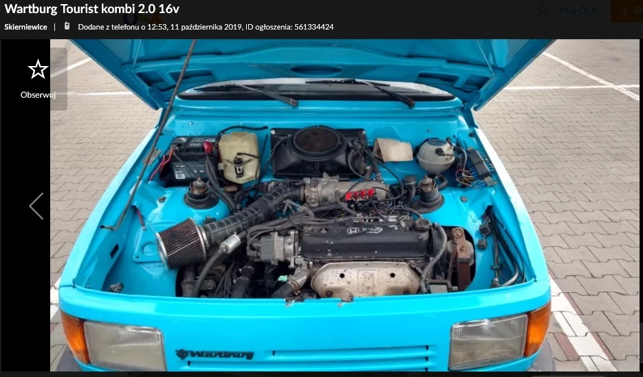 wartburg 1.3 na sprzedaż
