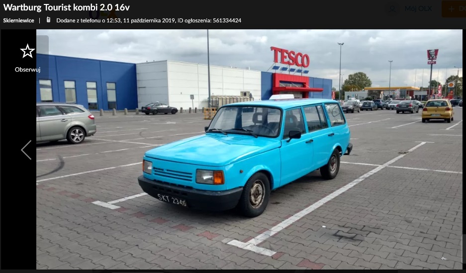 wartburg 1.3 na sprzedaż 