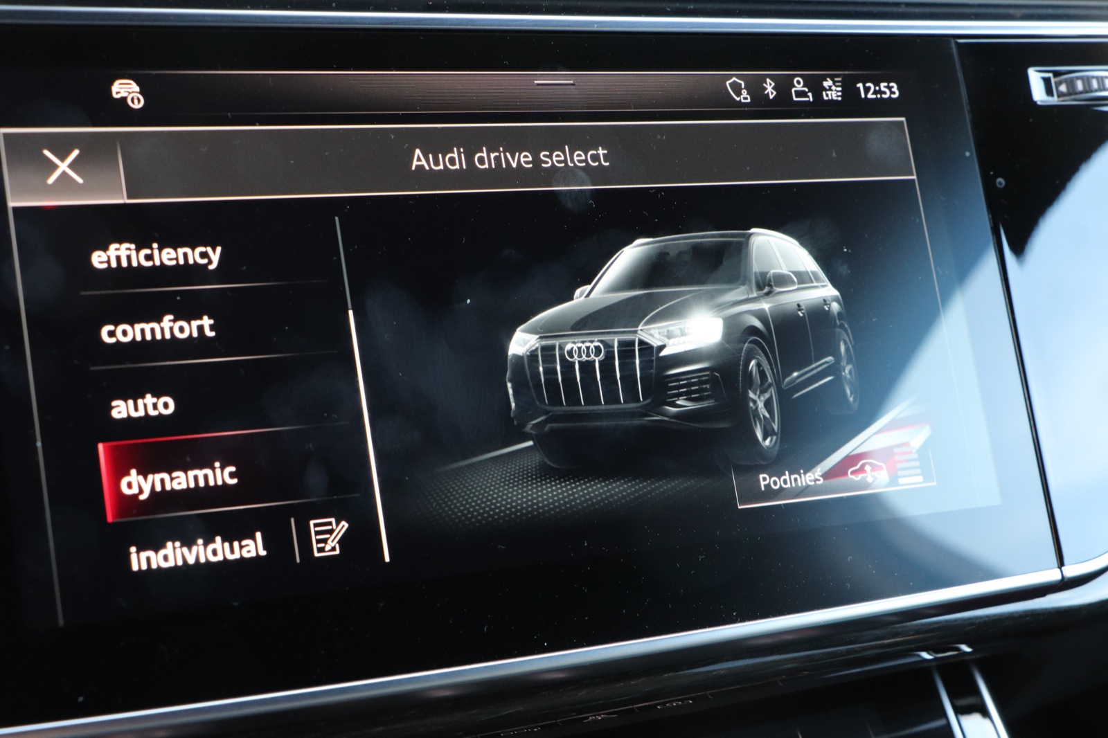 audi q7 lifting test 