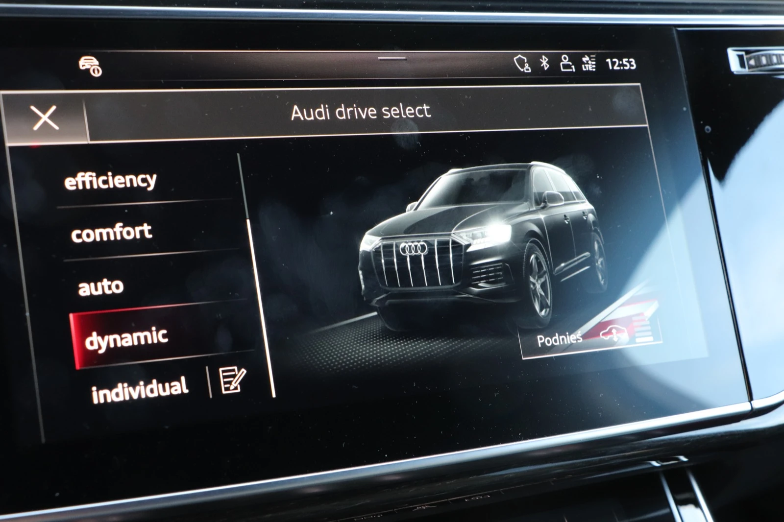 audi q7 lifting test 