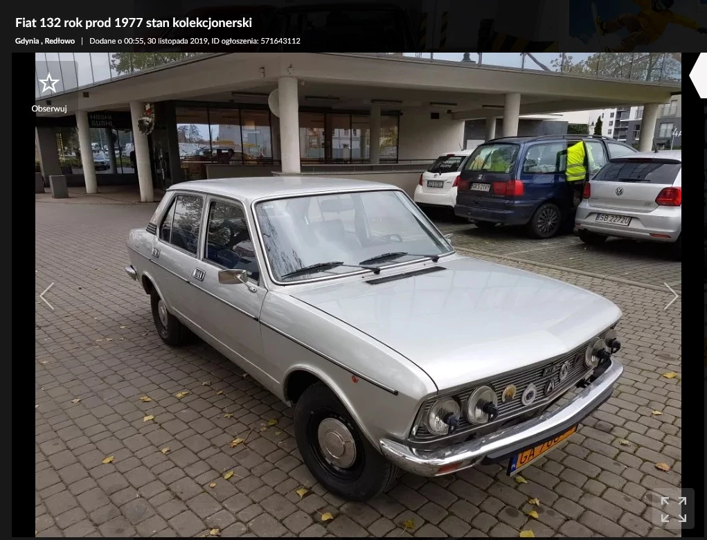 fiat 132 na sprzedaż
