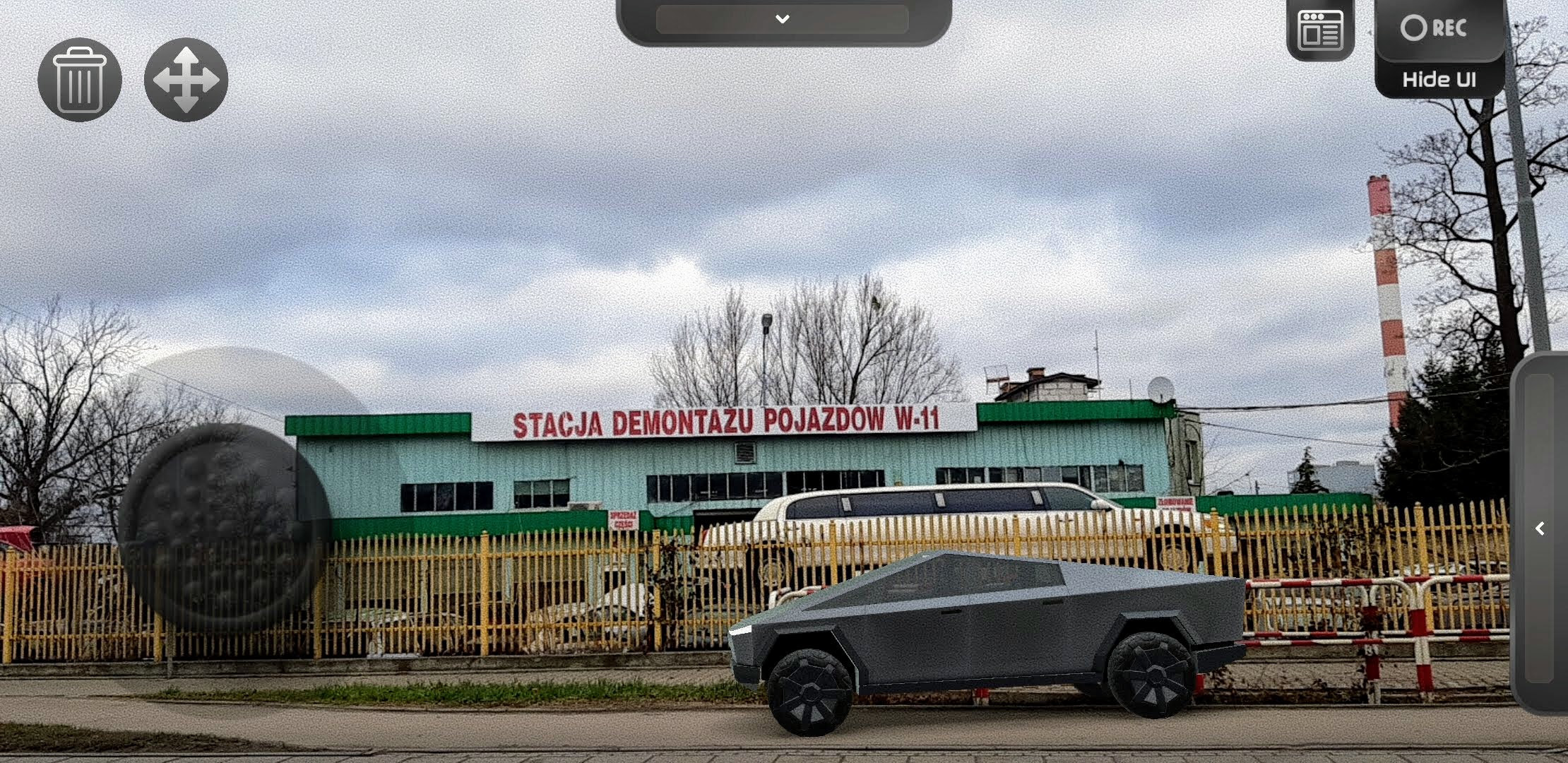 tesla aplikacja Cybertruck 