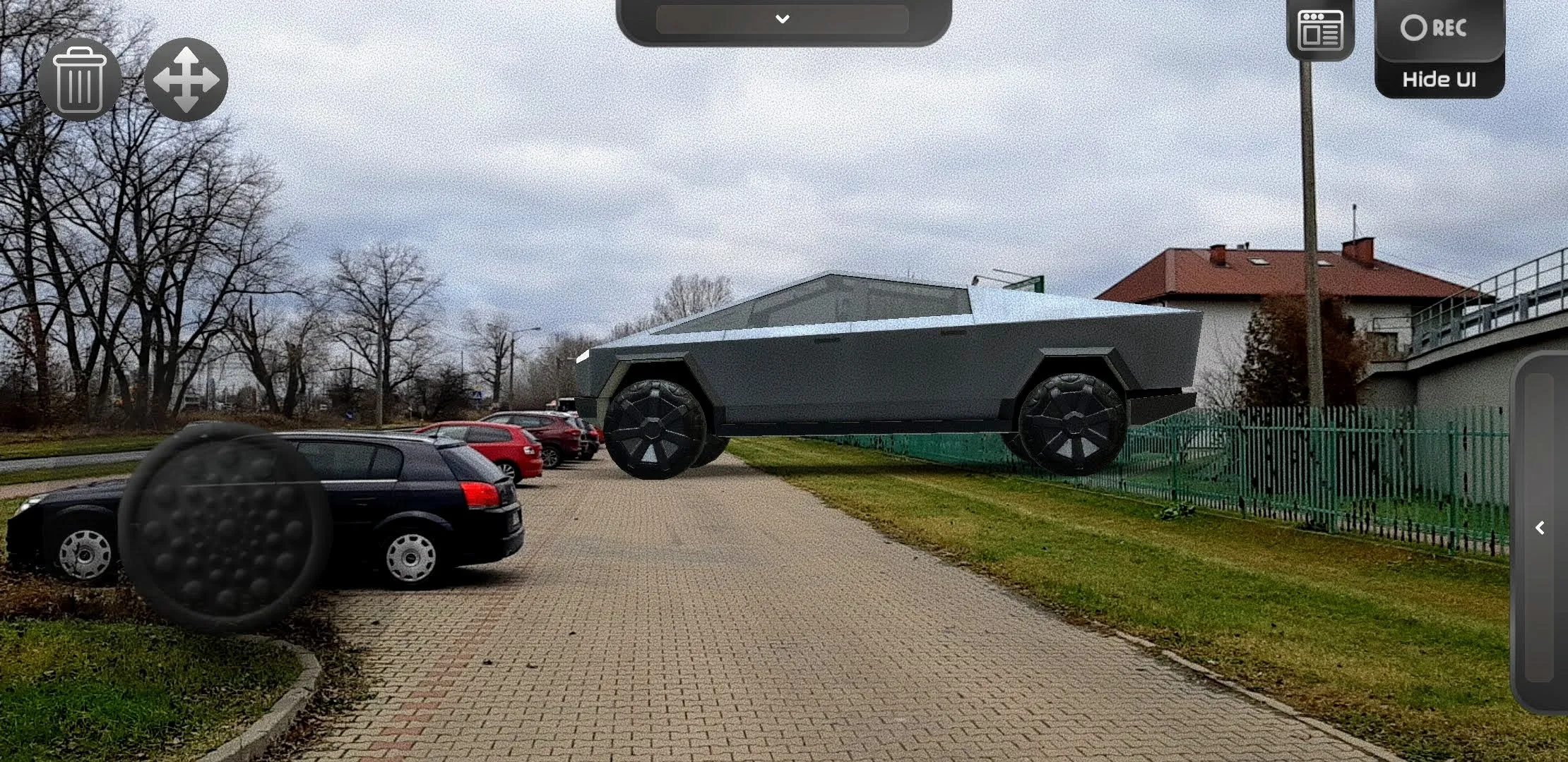 tesla aplikacja cybertruck 