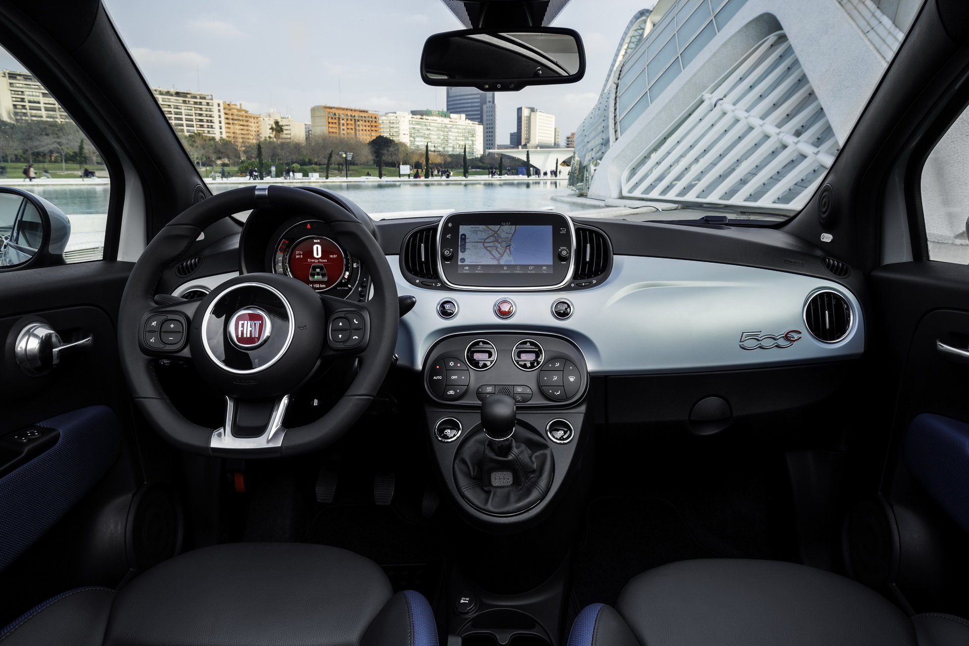 fiat 500 hybrid 