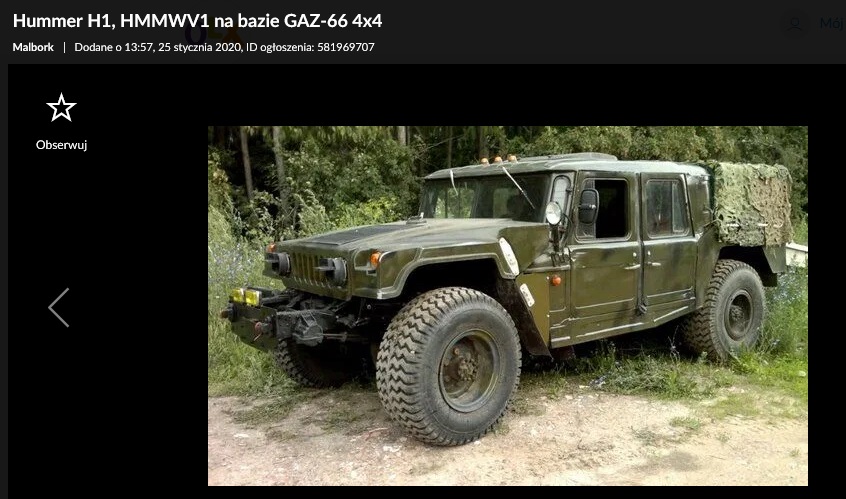 hummer h1 gaz 66 