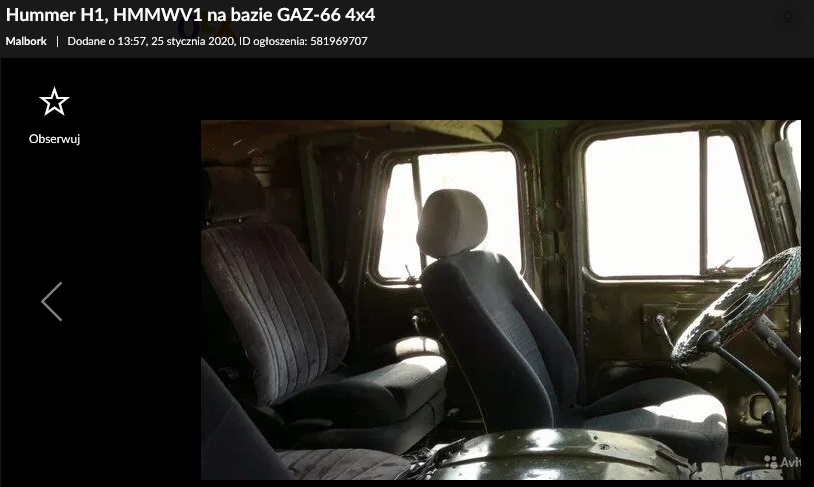 hummer h1 gaz 66 
