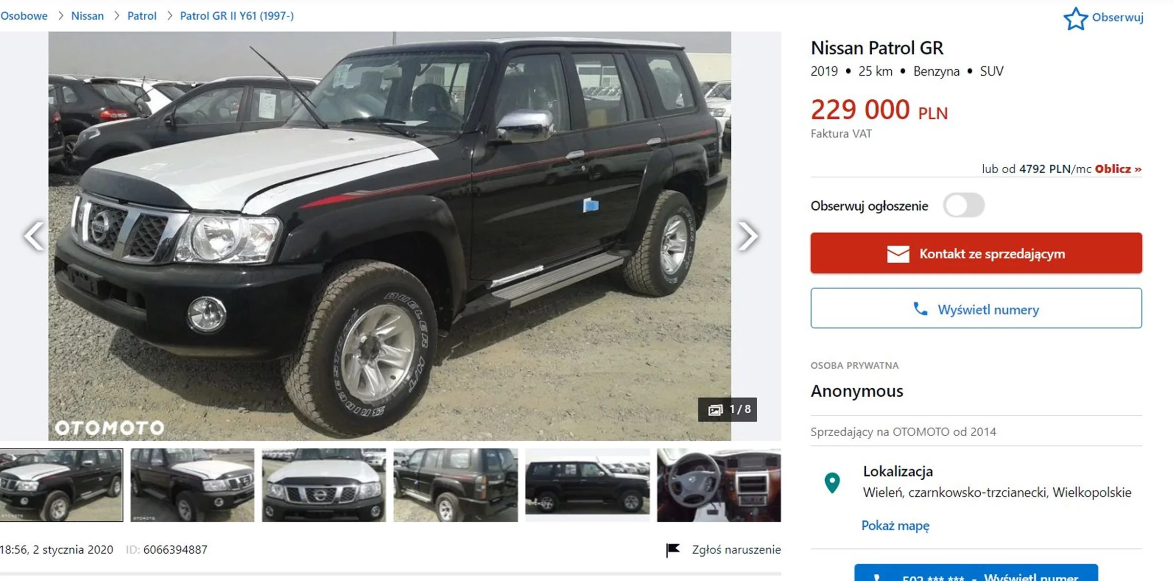 Nissan Patrol Y61 nowy 