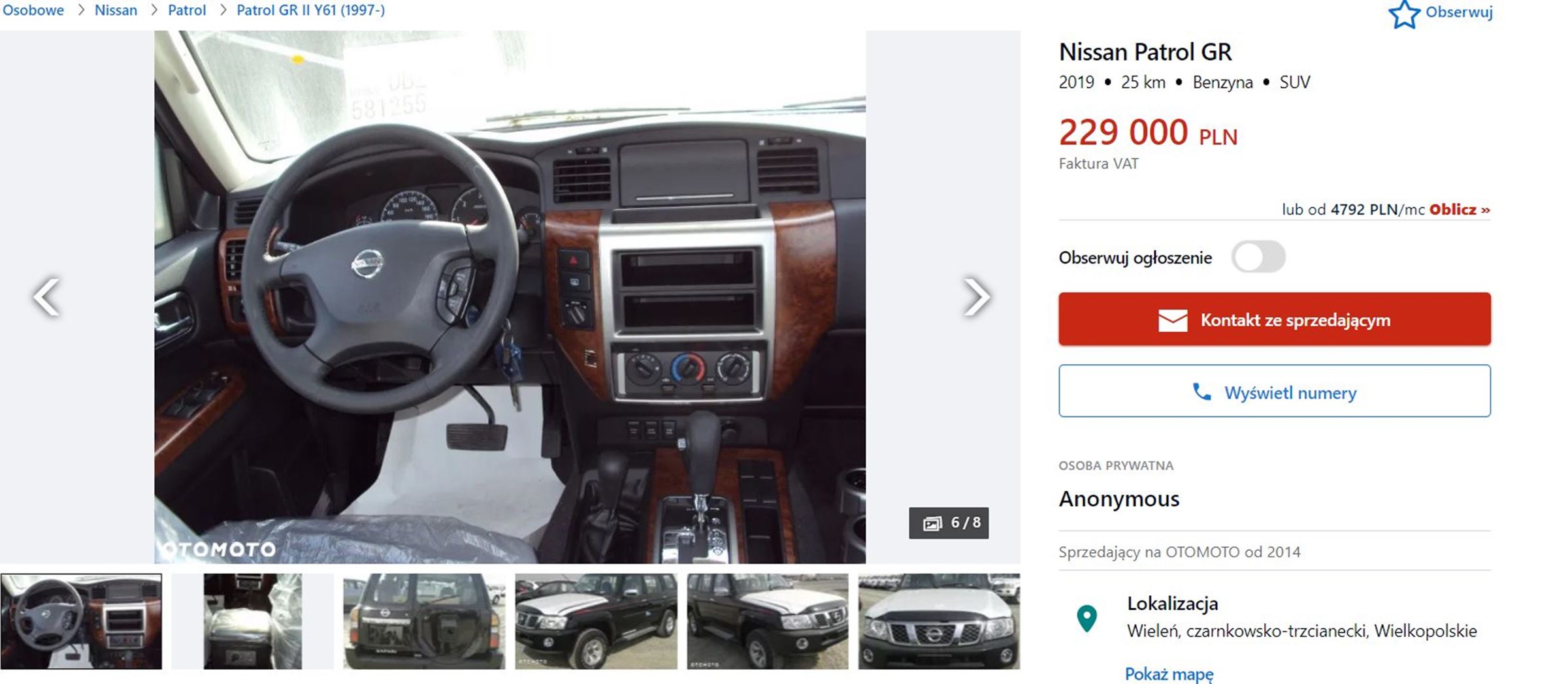 Nissan Patrol Y61 nowy 