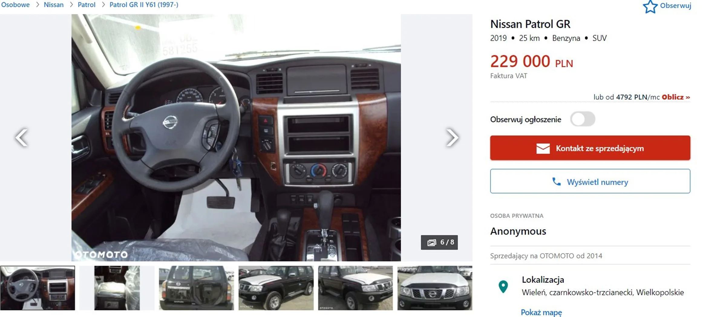 Nissan Patrol Y61 nowy 