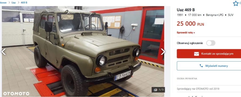 uaz 469 olx 
