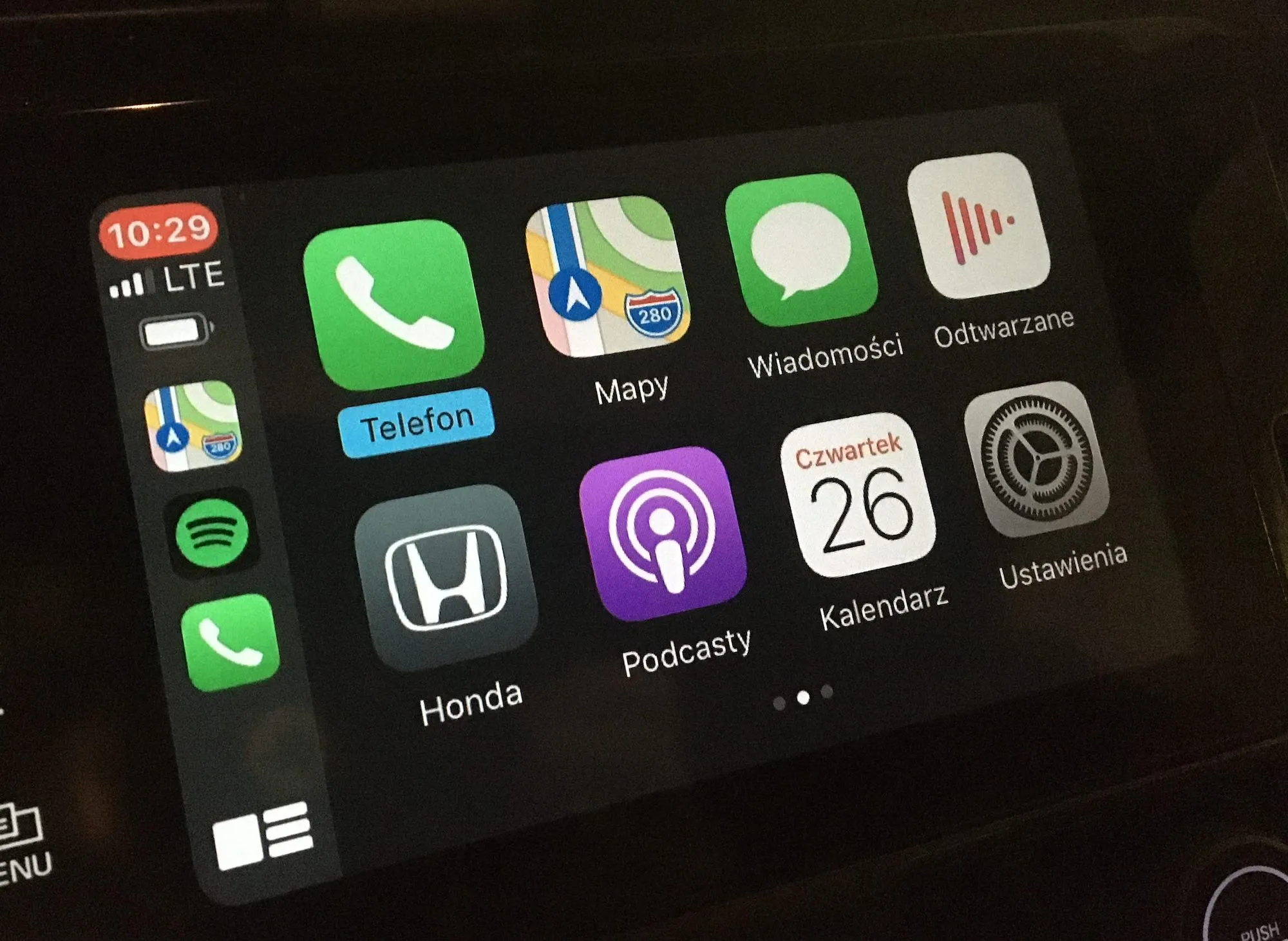 CarPlay bezprzewodowo 