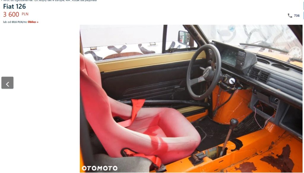 fiat 126p 4x4 offroad 