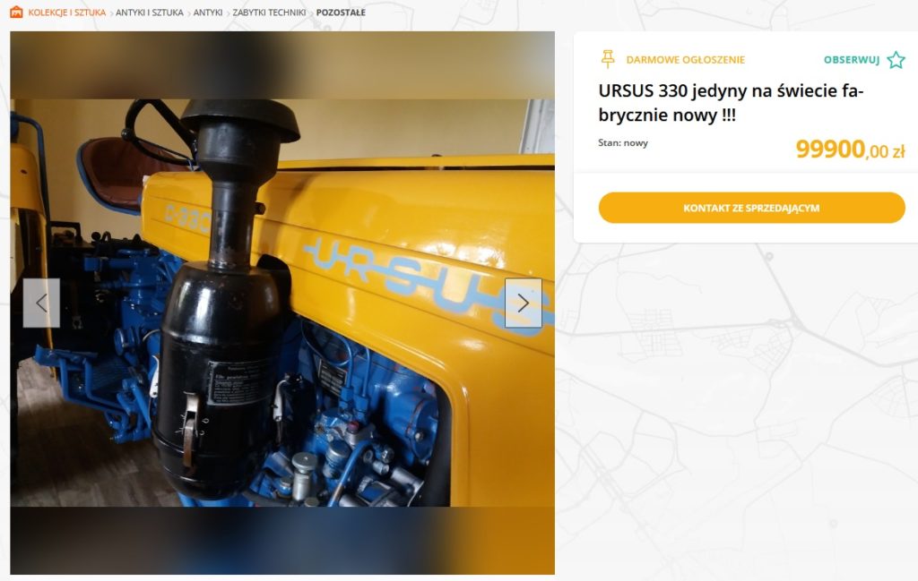 ursus c-330 fabrycznie nowy 