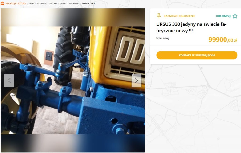 ursus c-330 fabrycznie nowy 