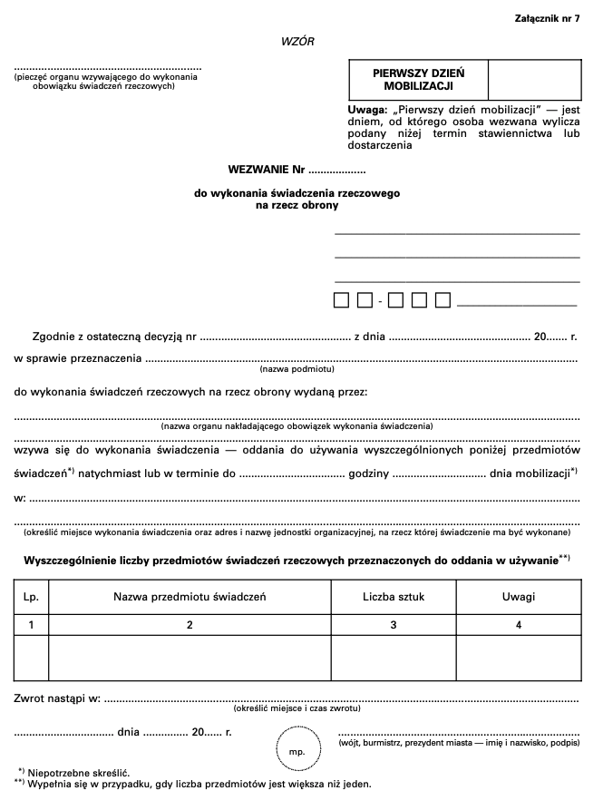 czy wojsko może zarekwirować samochód każdego obywatela 