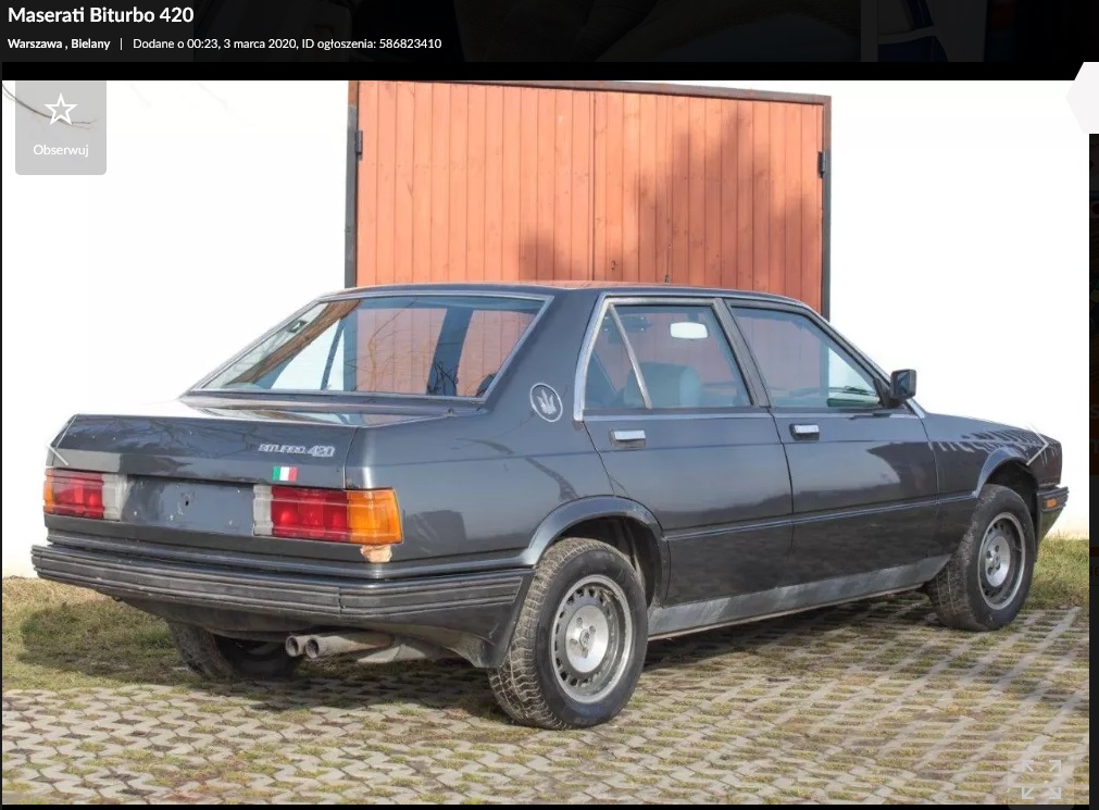 zaporożec maserati biturbo 