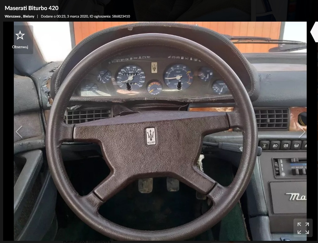 zaporożec maserati biturbo 