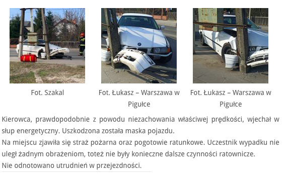 bmw wypadek 