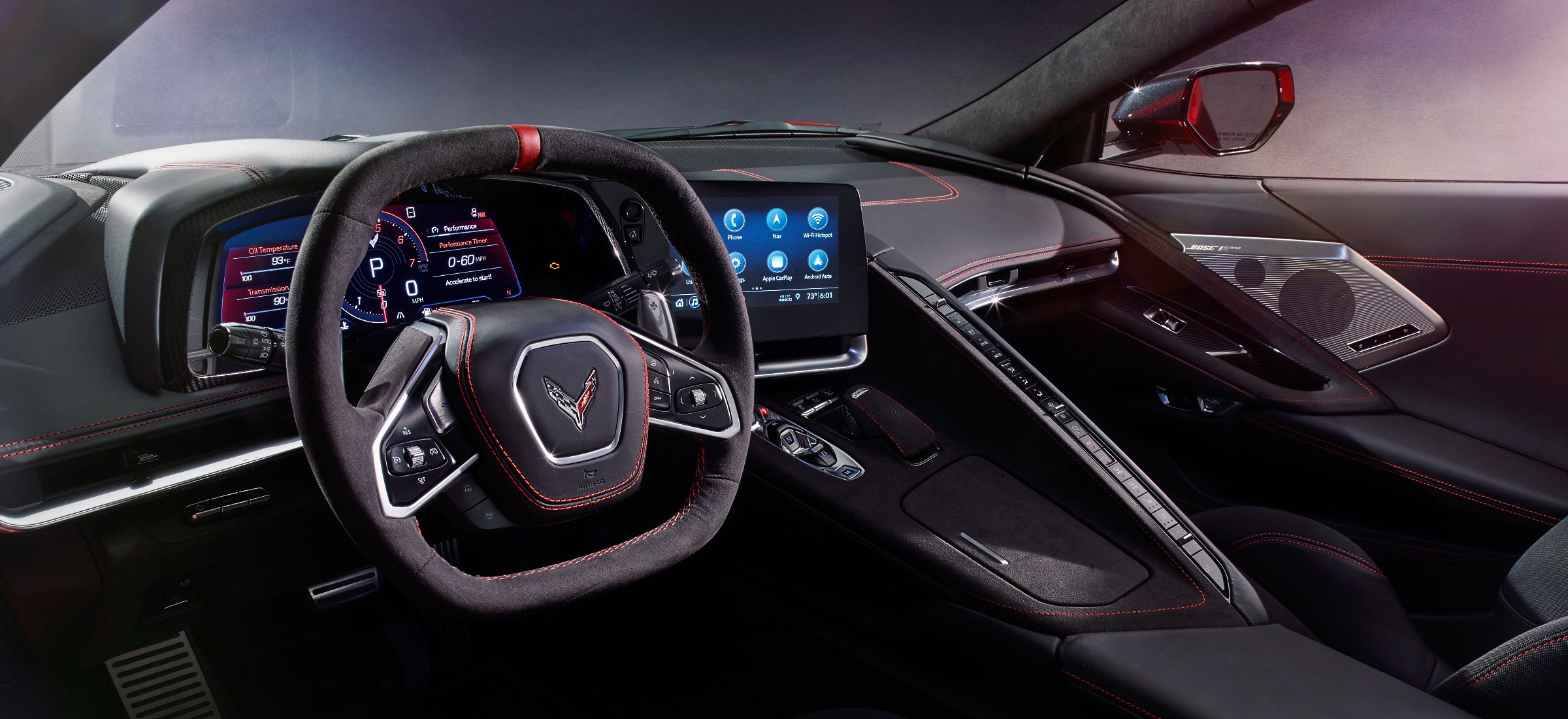 Chevrolet Corvette C8 wnętrze