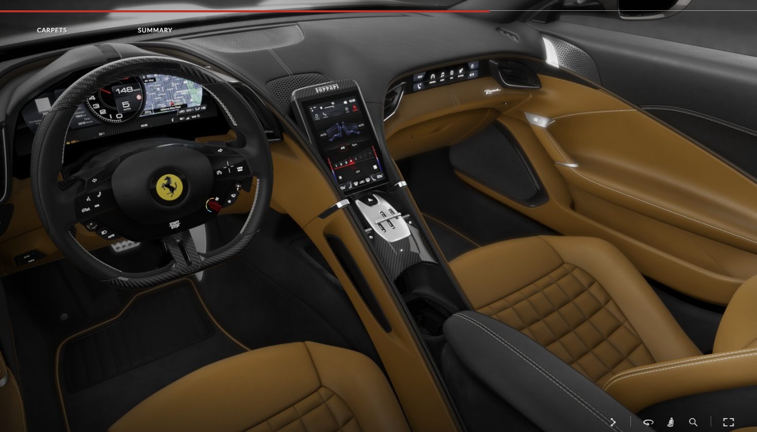 Ferrari Roma konfigurator 