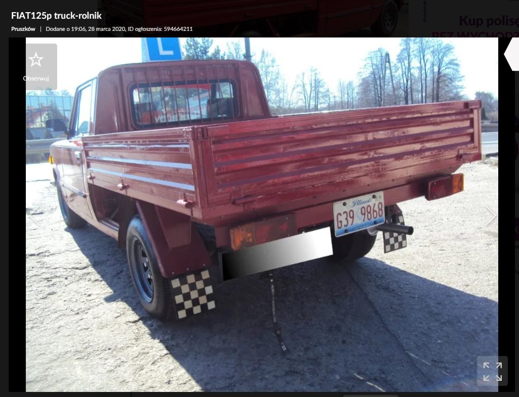 fiat 125p pickup 