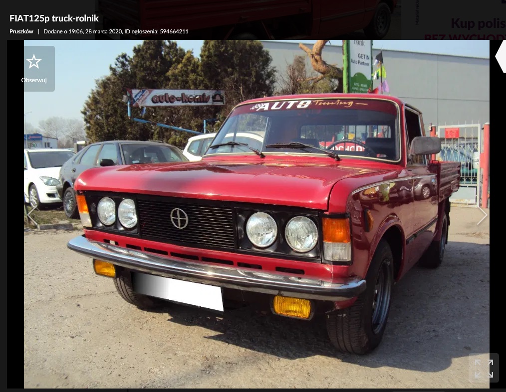 fiat 125p pickup 