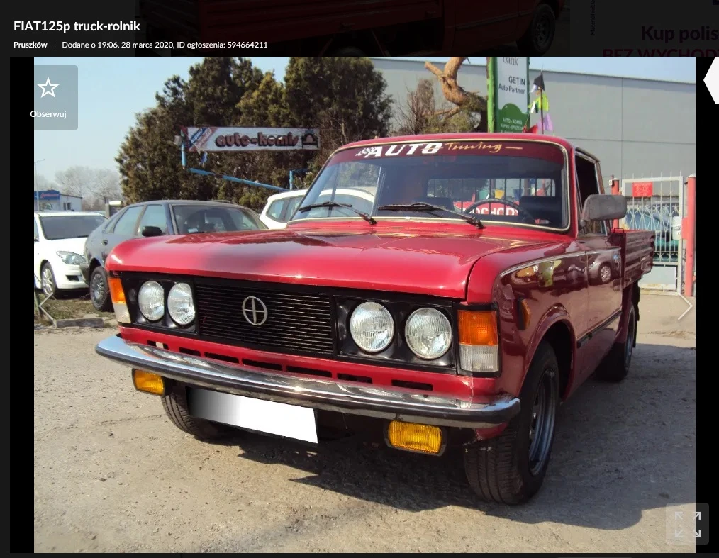 fiat 125p pickup 