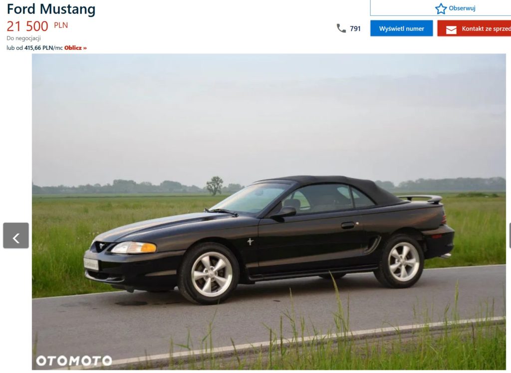 ford mustang olx 