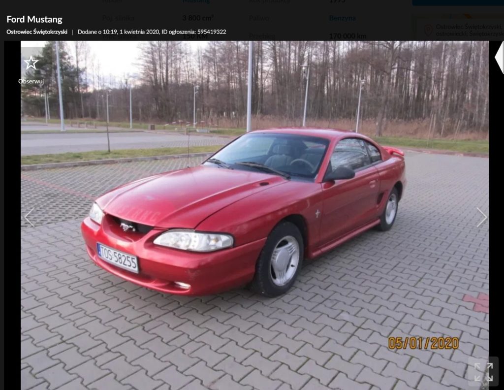 ford mustang olx 