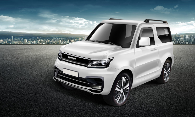 Jest chińska kopia Suzuki Jimny. Ma napęd elektryczny i wygląda średnio